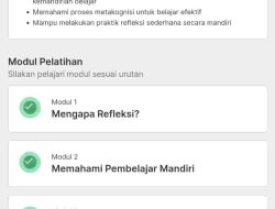 Kunci Jawaban Cerita Reflektif Modul 2 Memahami Pembelajaran Mandiri dan Latihan Pemahaman Soal PMM