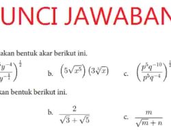 Kunci Jawaban Matematika Kelas 10 Halaman 21 Kurikulum Merdeka Latihan 1.4
