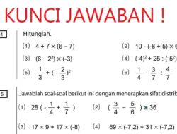 Kunci Jawaban Matematika Kelas 7 Halaman 48 Kurikulum Merdeka Soal 4 Soal 5 Hitunglah