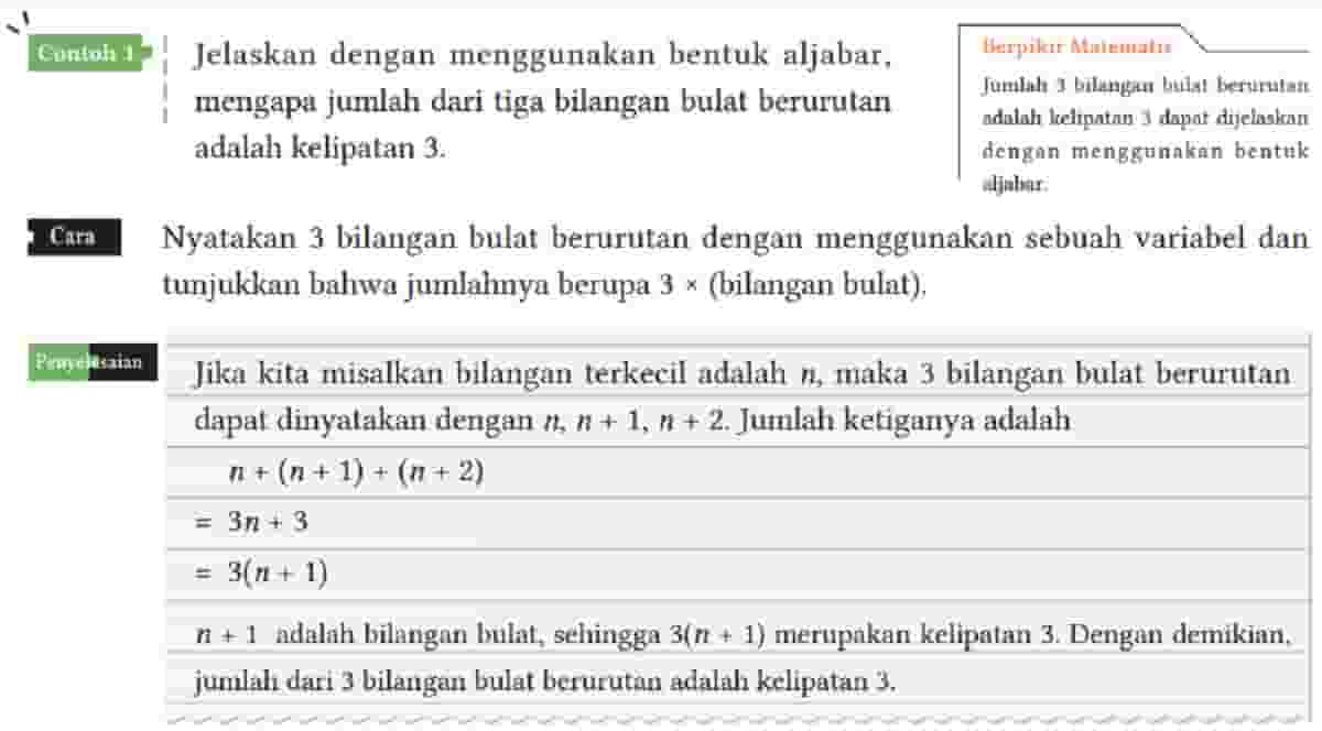 Kunci jawaban Matematika kelas 8 halaman 17 kurikulum merdeka soal 1 soal 2  soal 3 materi bab 1 semester 1