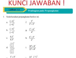 Dapatkan Nilai N Dari Pembagian Pada Perpangkatan di Bawah Ini Latihan 1.3 Kelas 9