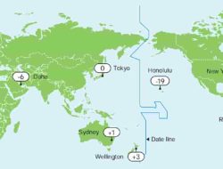 Kunci Jawaban Matematika Kelas 7 Halaman 59 Kurikulum Merdeka Tentukan Waktu di Wellington dan Rio de Janeiro Ketika di Tokyo