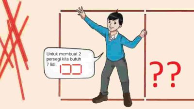 Kunci jawaban Matematika kelas 7 halaman 60 61 kurikulum merdeka Yuni menggunakan kalimat matematika berikut untuk menentukan banyaknya lidi