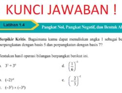 Sederhanakan Bentuk Operasi Perpangkatan Berikut Ini 18 t³ × 2 t⁻³ Matematika Kelas 9
