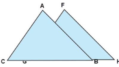 Kunci jawaban Matematika kelas 5 halaman 50 kurikulum merdeka volume 1 Segitiga FGH di bawah ini adalah simetris dari segitiga ABC