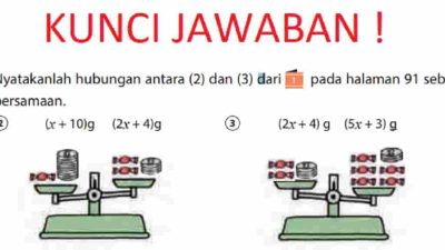 Kunci jawaban Matematika kelas 7 halaman 92 93 kurikulum merdeka semester 1 Nyatakanlah hubungan antara (2) dan (3) dari 1 pada halaman 91
