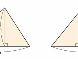 Sebuah Segitiga dengan Alas a Cm dan Tinggi h cm Soal 14 Matematika Kelas 7