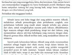 Kunci Jawaban Bahasa Indonesia Kelas 9 Halaman 89 Karya Apakah yang Ditanggapi
