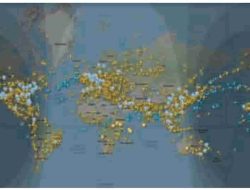 Kunci Jawaban Matematika Kelas 10 Halaman 80 81 Kurikulum Merdeka Perhatikan Gambar Dari Aplikasi Flightradar24 yang Menunjukkan