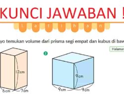 Kunci Jawaban Matematika Kelas 5 Volume 1 Halaman 101 Kurikulum Merdeka Volume Prisma Segi Empat dan Kubus 6 cm 7 cm 12 cm