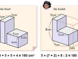 Kunci Jawaban Matematika Kelas 5 Volume 1 Halaman 98 99 100 Kurikulum Merdeka Bagaimana Menemukan Volume Benda Padat