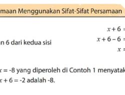 Kunci Jawaban Matematika Kelas 7 Halaman 99 100 Kurikulum Merdeka Pada Contoh 1 Periksa Apakah -8 Adalah Penyelesaian