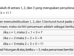 Manakah Persamaan Berikut Ini yang Penyelesaiannya 2 Kemudian Mana yang Penyelesaiannya -2