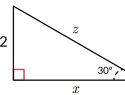 Cari Panjang Sisi x dan z Halaman 118 Matematika Kelas 10