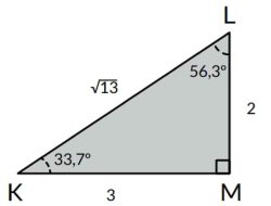 KLM Adalah Segitiga dengan Besar Sudut dan Panjang Seperti Pada Gambar di Samping