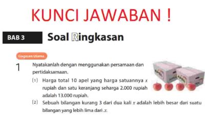 Kunci jawaban Matematika kelas 7 halaman 117 118 119 kurikulum merdeka Sebuah bilangan kurang 3 dari dua kali x adalah lebih besar dari