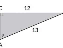 Segitiga ABC Memiliki Panjang Sisi Sebagai Berikut Sisi AC = 5 Sisi CB = 12 Sisi AB = 13